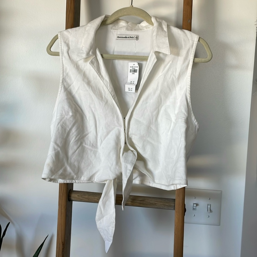 Abercrombie and Fitch Front Tie Tank